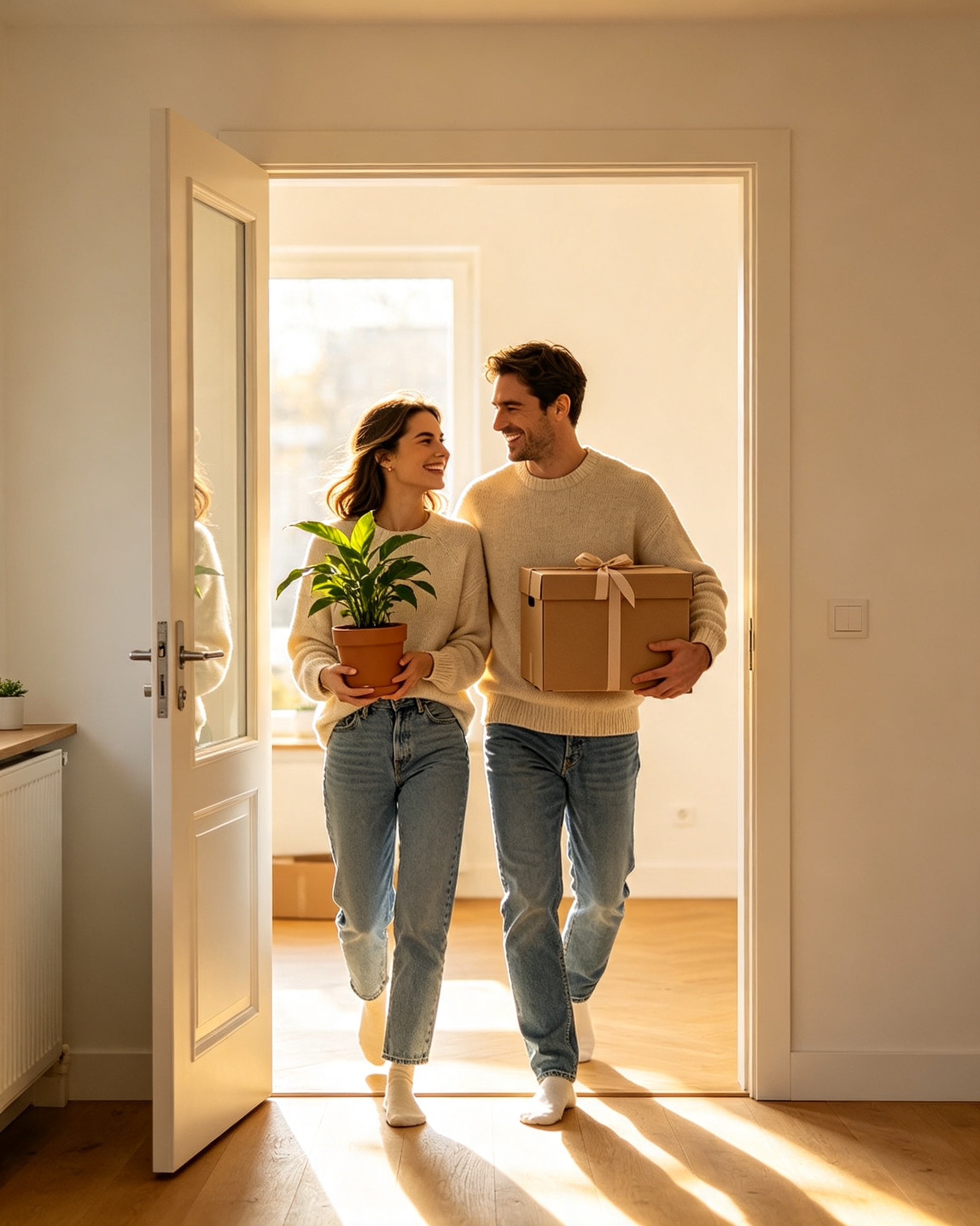 Moving into a property before completion